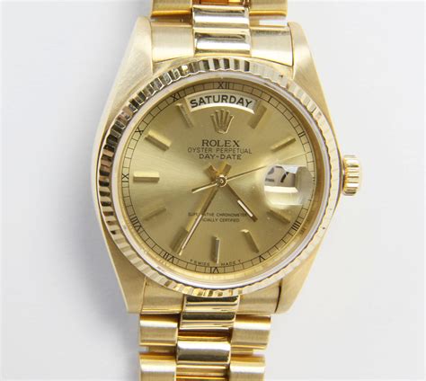 rolex oyster perpetual day-date oro 18k president|rolex day date chart.